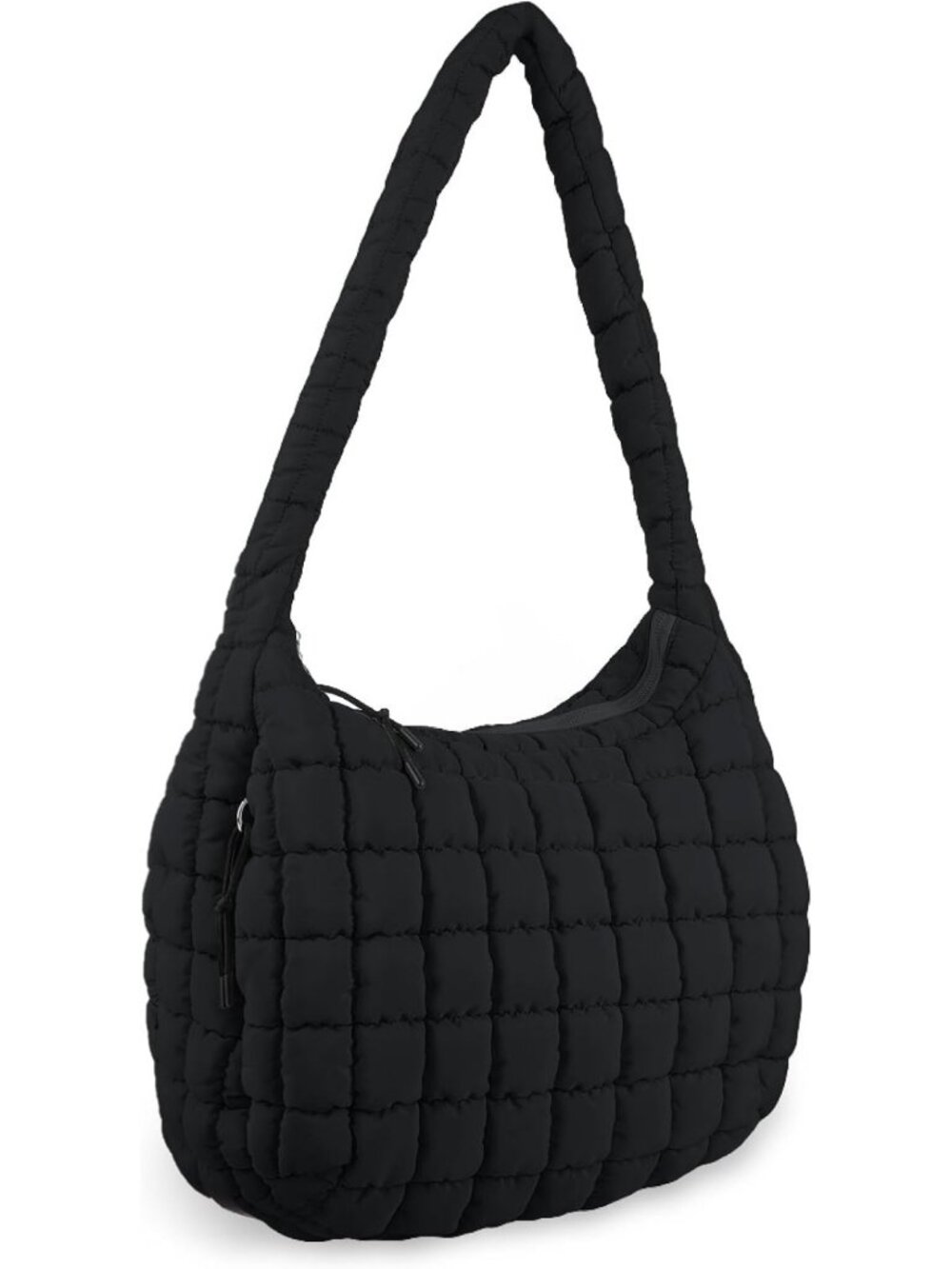 Lightweight Quilted Puffer Tote Bag | Stylish Crossbody & Shoulder Carryall for